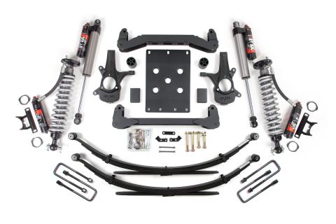 4 Inch Lift Kit FOX 2.5 Performance Elite Leaf Spring Coil-Over 07-13 Silverado/Sierra 1500 2WD BDS Suspension