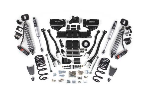 2025 Ram 2500 4WD (Diesel) 4 Inch 4-Link Suspension Lift Kit W/ Indexing Ring, 2.5 Inch Rear Lift, Coil Spring - Fox 2.5 PES C/O, Fox 2.5 IFP PS Shocks BDS Suspension