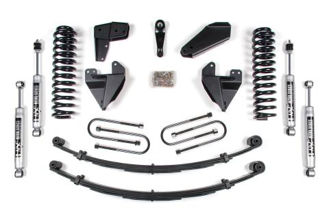 6 Inch Lift Kit w/ Radius Arm Ford F150/Bronco 80-96 4WD Leaf Springs NX2 Nitro