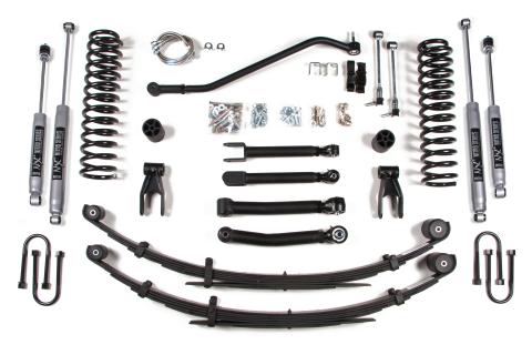 4.5 Inch Lift Kit Jeep Cherokee XJ 84-01 Chrysler 8.25 NX2 Nitro