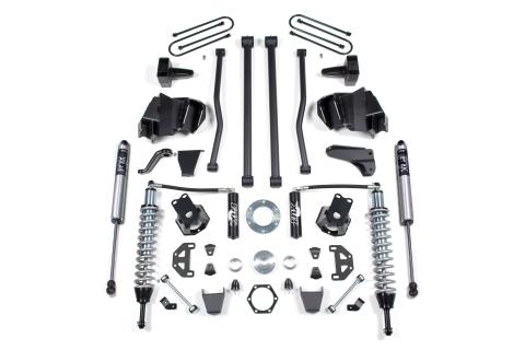 6 Inch Lift Kit Long Arm & FOX 2.5 Coil-Over Conversion Dodge Ram 2500/3500 2008 4WD Fox 2.5 Performance Shocks Diesel Rear Leaf Springs Fox 2.5 Performance Shocks