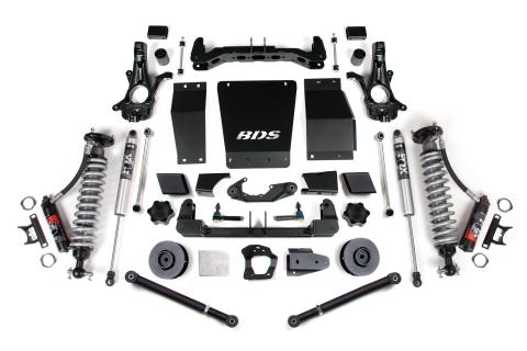 4 Inch Lift Kit FOX 2.5 Performance Elite Coil-Over Aluminum/Stamped Steel 15-19 Suburban, Tahoe, Yukon/XL 1500 4WD