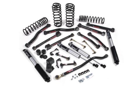 2018-2024 Jeep Wrangler JL J-Krawl 2.5 Inch Lift Kit 4 Door w/Fox 2.5 Performance Shocks Standard Rate Coils JSPEC