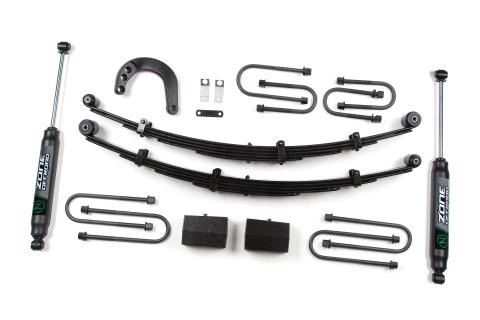 4 Inch Leaf Spring Lift Kit 73-76 Chevy 3/4 Ton 4 Inch Lift Kit Fox Shocks Zone Offroad