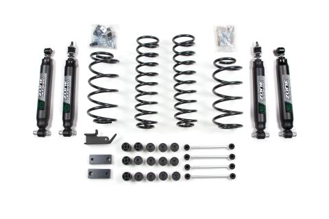 97-06 Jeep Wrangler TJ 4.25 Inch Combo Lift Kit With Discos Fox Shocks Zone Offroad