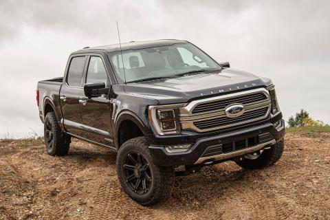 21-25 Ford F-150 4WD, 4 Inch Suspension Lift Kit, 2 Inch Rear Lift, Block - Fox 2.5 Performance Elite Series C/O, Fox 2.0 IFP Performance Series Rear Shock BDS Suspension
