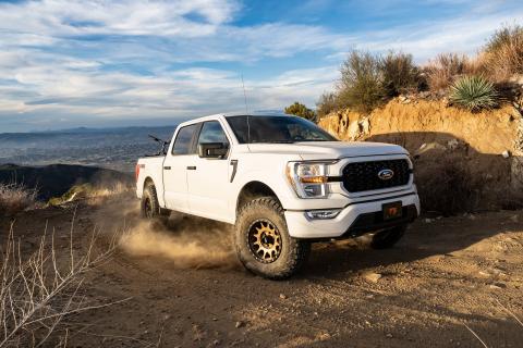 21-25 Ford F-150 4WD, 2 Inch Suspension Lift Kit, BDS UCA w/ Sensor (Non-CCD), 0 Inch Rear Lift - Fox 2.5 Performance Elite Series C/O Front , Fox 2.0 IFP Performance Series Rear Shock BDS Suspension