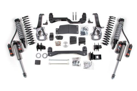 09-11 Ram 1500 4WD 4 Inch Suspension Lift Kit, 3 Inch Rear Lift, Coil Spring - Fox 2.5 Performance Elite Series C/O, Fox 2.0 IFP Performance Series Shocks BDS Suspension