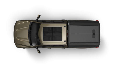 F-250/F-350 Truck Bed Cap SmartCap Edge Adventure Matte Black 23-26 Ford F-250/F-350 Super Duty 6.5 Foot Standard Bed RSI SmartCap