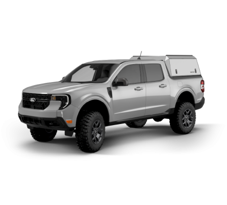 Ford Maverick Truck Bed Cap SmartCap Edge Commercial OEM White 22-26 Ford Maverick 4.5 Foot Short Bed RSI SmartCap