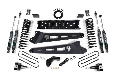 19-24 RAM 3500 6.5 Inch Radius Arm 5 Inch Rear Block Without Overload Diesel 8-Bolt T-Case Nitro Shocks Zone Offroad