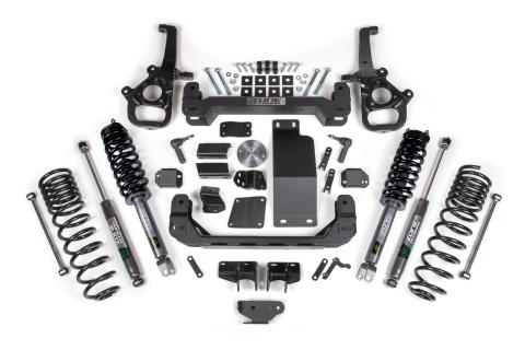 6 Inch Lift Kit for 2025 Ram 1500 4WD 6 Inch Front 5 Inch Rear Suspension Lift System Standard Bore Fox Adv Rear Shocks Zone Offroad