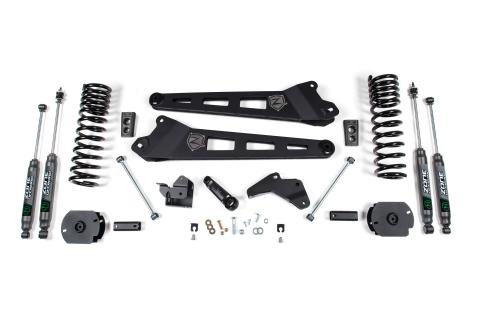 14-18 RAM 2500 4 Inch Replacement Radius Arm Lift Kit Gas Fox Shocks Zone Offroad