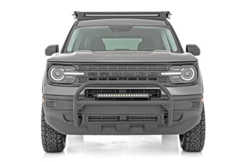 Nudge Bar 20 Inch Black Series Single Row LED 21-Up Ford Bronco Sport Rough Country