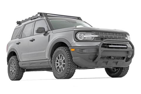 Nudge Bar 20 Inch Black Series Single Row LED 21-Up Ford Bronco Sport Rough Country