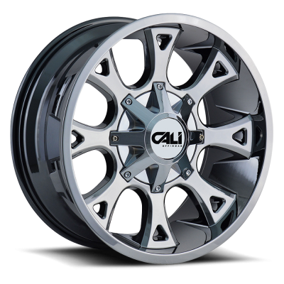 Cast Aluminum Wheels Anarchy 9103 CH 20x9 Chrome 5 On 127/5 On139.7 Bolt Pattern 18 Offset Cali Offroad Wheels
