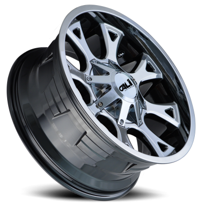 Cast Aluminum Wheels Anarchy 9103 CH 20x9 Chrome 5 On 127/5 On139.7 Bolt Pattern 18 Offset Cali Offroad Wheels