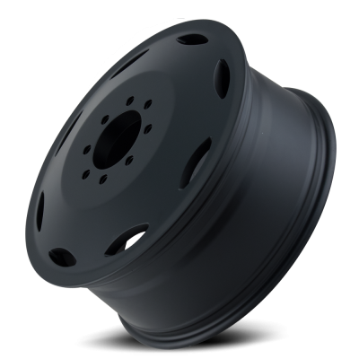Dually Wheels Brutal Dually 9105 BK 22x8.25 Black 8 On 200 Bolt Pattern 115 Offset Cali Offroad Wheels