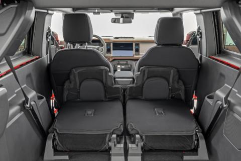 Bronco Seat Covers Bucket Seats Front Row and Rear Row Ford Bronco 2 Door 21-Up Rough Country
