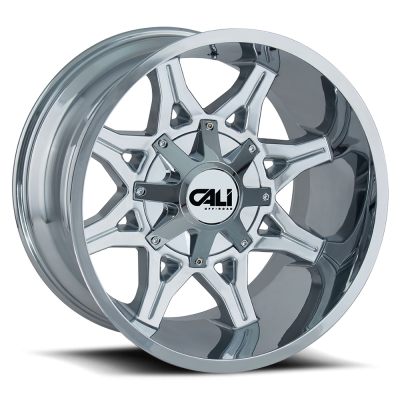 Cast Aluminum Wheels Obnoxious 9107 CH 20x9 Chrome 5 On 150/5 On139.7 Bolt Pattern 18 Offset Cali Offroad Wheels