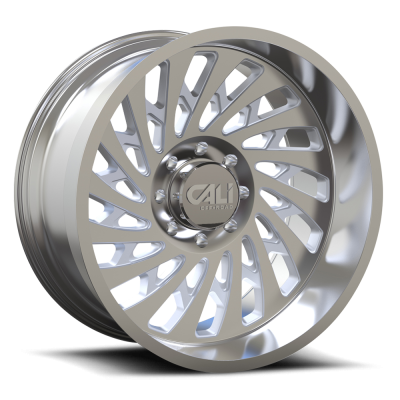Cast Aluminum Wheels Switchback 9108 PO 22x12 Polished 6 On 139.7 Bolt Pattern -51 Offset Cali Offroad Wheels