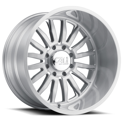 Cast Aluminum Wheels Summit 9110 SL 24x14 Brushed Brushed Silver 5 On 127 Bolt Pattern -76 Offset Cali Offroad Wheels