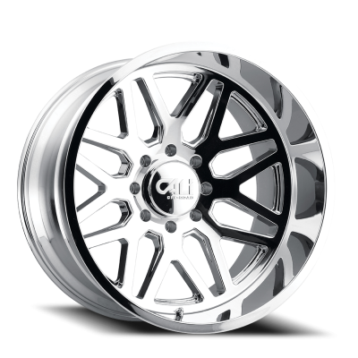 Cast Aluminum Wheels Invader 9115 CH 20x12 Chrome 8 On 170 Bolt Pattern -51 Offset Cali Offroad Wheels