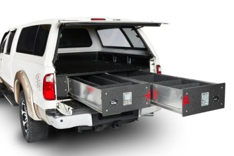 Cargo Locker Base 9 Inch Dual Drawer System 99-Pres Ford Super Duty F250/F350 Short Bed Cargo Ease