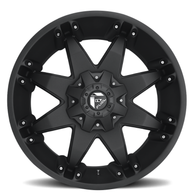 Aluminum Wheels 20X9 Octane D509 8 On 170 Matte Black 125.1 Bore 1 Offset Fuel Off Road Wheels