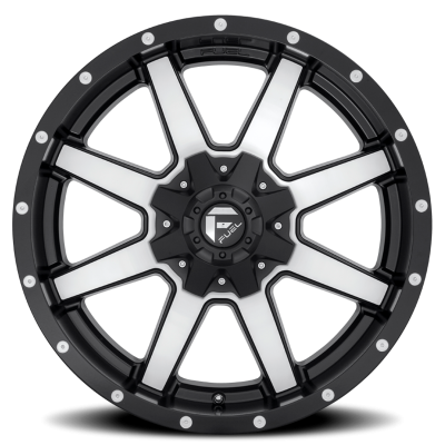 Aluminum Wheels 18X9 Maverick D537 6 On 135/6 On 139.7 Black Machined 106.4 Bore 20 Offset Fuel Off Road Wheels