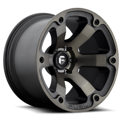 Aluminum Wheels 20X10 Beast D564 6 On 135 Matte Black/Machined Dark Tint 87.1 Bore -18 Offset 6 Spoke Fuel Off Road Wheels
