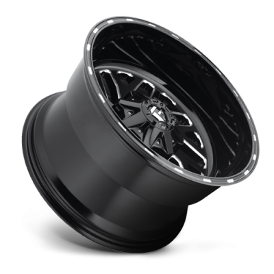 Aluminum Wheels 20X10 Triton D581 5 On 114.3/5 On 127 Gloss Black/Milled 78.1 Bore -18 Offset Mesh Spoke Fuel Off Road Wheels