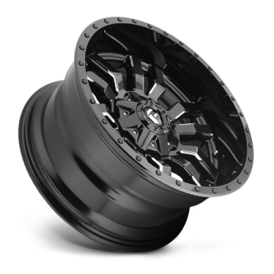 Aluminum Wheels 20X12 Sledge D595 8 On 165.1 Gloss Black Milled 125.1 Bore -44 Offset Fuel Off Road Wheels