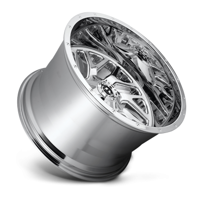 Aluminum Wheels 20X9 Triton D609 8 On 165.1 Chrome Plated 125.1 Bore 1 Offset Mesh Spoke Fuel Off Road Wheels