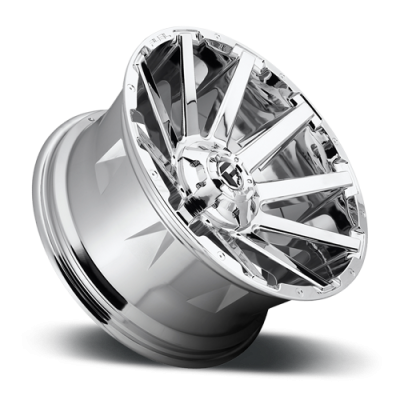 Aluminum Wheels 20X10 Contra D614 8 On 165.1 Chrome 125.2 Bore -18 Offset Multi Spoke Fuel Off Road Wheels