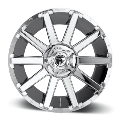 Aluminum Wheels 20X9 Contra D614 6 On 135/6 On 139.7 Chrome 106.3 Bore 20 Offset Multi Spoke Fuel Off Road Wheels