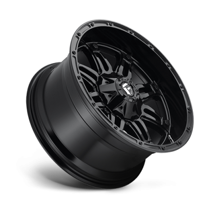 Aluminum Wheels 20X9 Hostage D625 8 On 165.1 Gloss Black 125.2 Bore 1 Offset Fuel Off Road Wheels