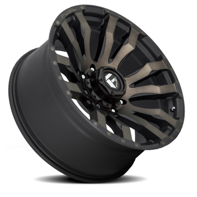 Aluminum Wheels 17X9 Blitz D674 8 On 165.1 Matte Black Double Dark Tint 125.1 Bore 1 Offset Multi Spoke Fuel Off Road Wheels
