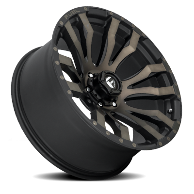 Aluminum Wheels 18X9 Blitz D674 6 On 135 Matte Black Double Dark Tint 87.1 Bore 20 Offset Multi Spoke Fuel Off Road Wheels