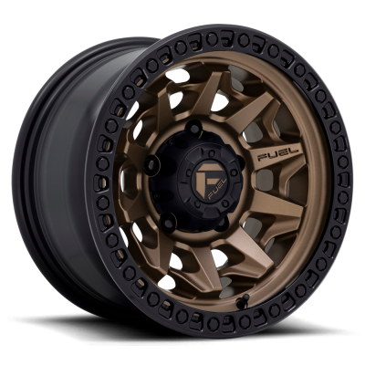 Aluminum Wheels 15X8 Covert D696 5 On 139.7 Matte Bronze Black Bead Ring 108 Bore -12 Offset Multi Spoke Fuel Off Road Wheels