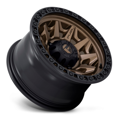 Aluminum Wheels 15X8 Covert D696 5 On 139.7 Matte Bronze Black Bead Ring 108 Bore -12 Offset Multi Spoke Fuel Off Road Wheels