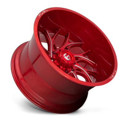 Aluminum Wheels 24X14 Runner D742 5 On 139.7 Candy Red Milled 78 Bore -75 Offset Fuel Off Road Wheels