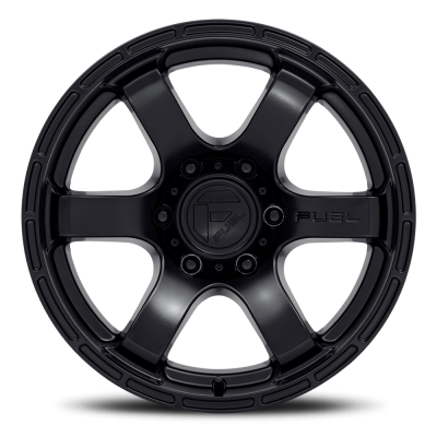 Aluminum Wheels 20X9 Rush D766 6 On 135 Satin Black 87.1 Bore 1 Offset Fuel Off Road Wheels