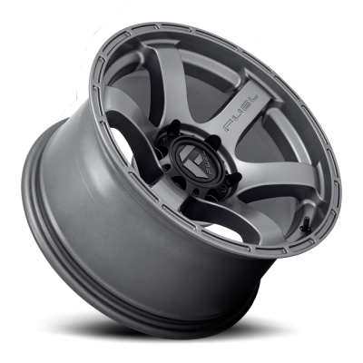 Aluminum Wheels 17X9 Rush D767 6 On 139.7 Matte Gunmetal Gray 106.1 Bore 1 Offset 28.2 Lbs Fuel Off Road Wheels