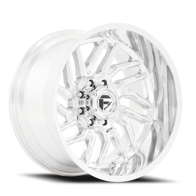 Aluminum Wheels 24X12 Hurricane D809 5 On 139.7 Polished Milled 78.1 Bore -44 Offset Fuel Off Road Wheels