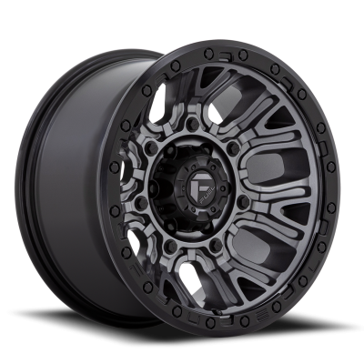 Aluminum Wheels 17X9 Traction D825 6 On 139.7 Gunmetal Gray/Black Ring 106.1 Bore -12 Offset Fuel Off Road Wheels