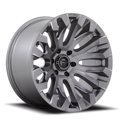 Aluminum Wheels 18X9 Quake D830 5 On 139.7 Platinum Gray 78.1 Bore 1 Offset Fuel Off Road Wheels
