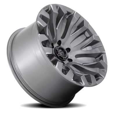 Aluminum Wheels 20X10 Quake D830 5 On 139.7 Platinum Gray 78.1 Bore -18 Offset Fuel Off Road Wheels