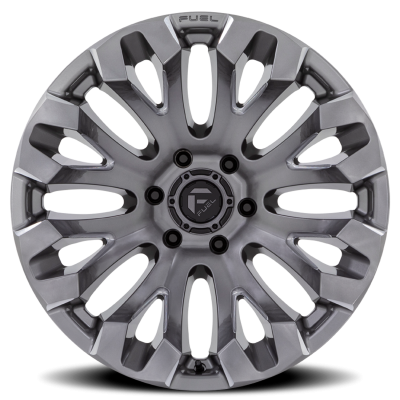 Aluminum Wheels 20X9 Quake D830 5 On 139.7 Platinum Gray 78.1 Bore 1 Offset Fuel Off Road Wheels
