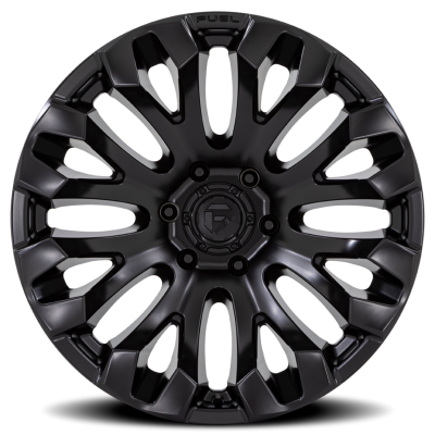 Aluminum Wheels 20X9 Quake D831 5 On 139.7 Blackout 78.1 Bore 1 Offset Fuel Off Road Wheels
